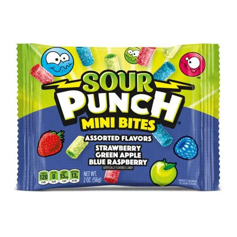 Sour Punch Mini Bites Assorted Flavors (18 x 57g)