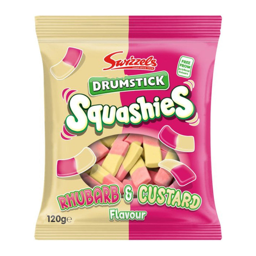 Squashies Rhubarb & Custard (12 x 120g)