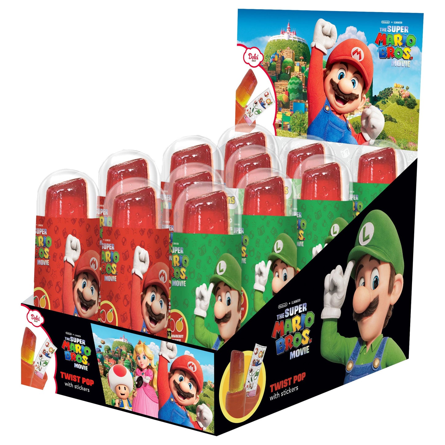 Super Mario Bros Twist Pop (12 x 15g)