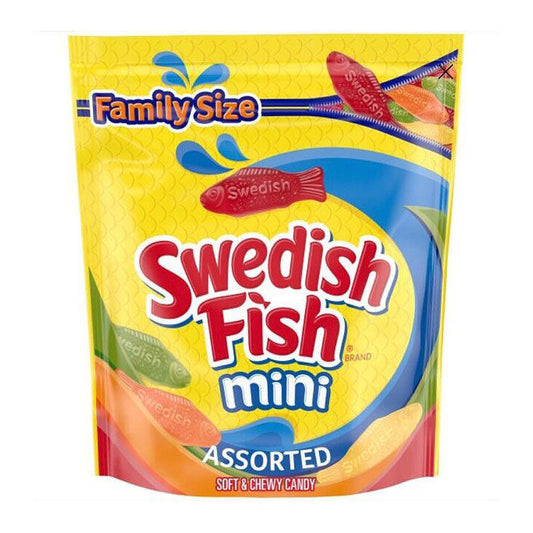 Swedish Fish Mini Assorted Family Size (4 x 816g) - AmerikaanseGroothandel.nl