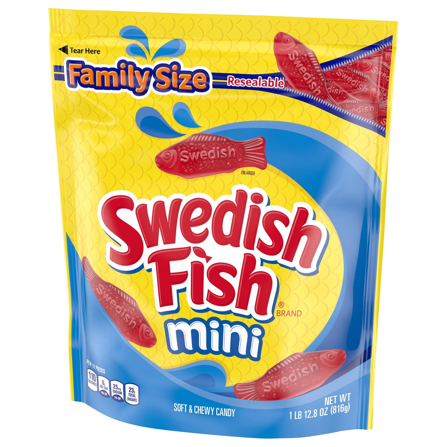 Swedish Fish Mini Family Size (4 x 816g) - AmerikaanseGroothandel.nl