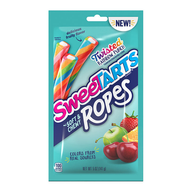 SweeTARTS Ropes Twisted Rainbow Punch (12 x 141 g)