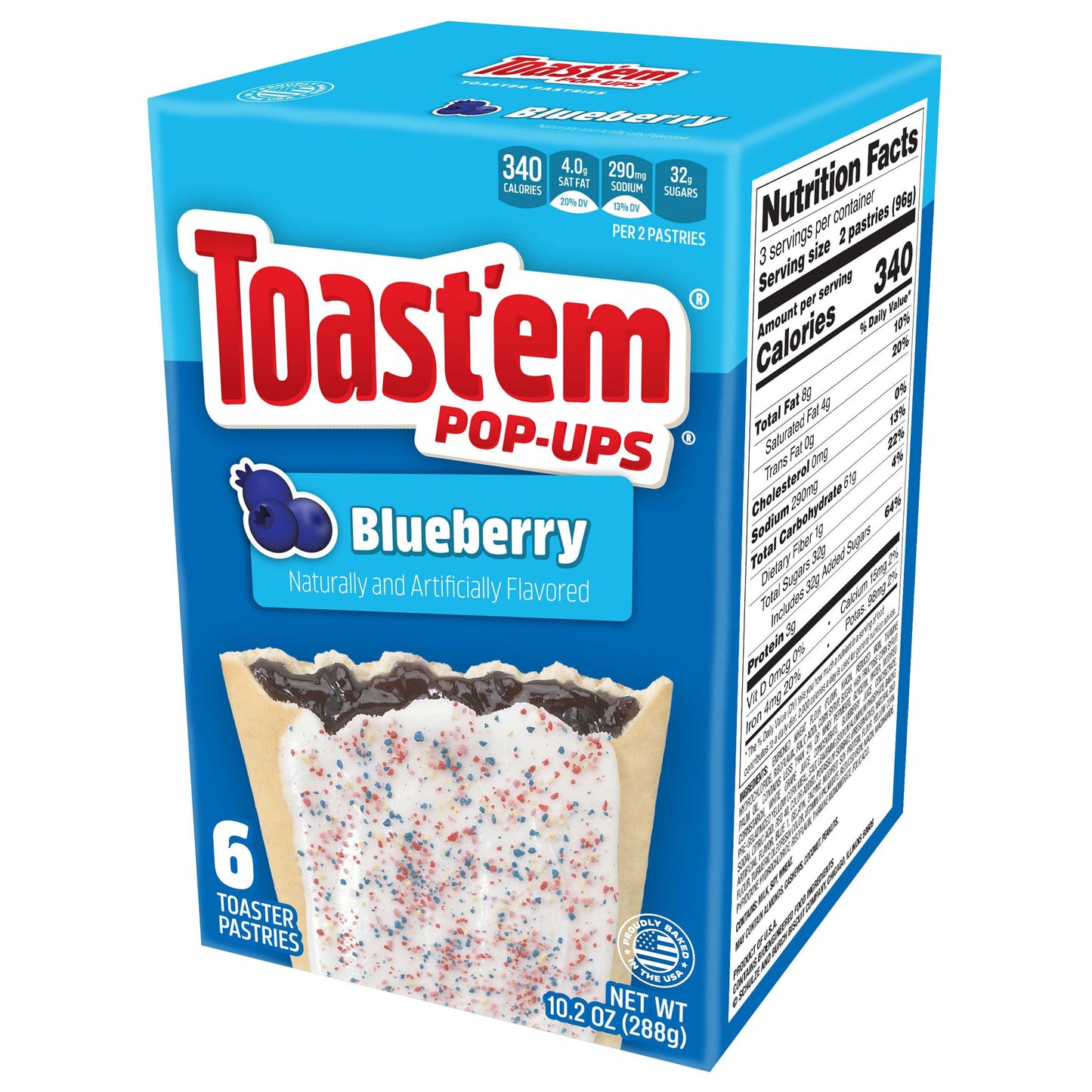 Toast'em Frosted Blueberry (12 x 288g)