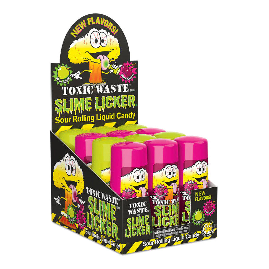 Toxic Waste Slime Licker Black Cherry & Sour Apple (12 x 60ml)