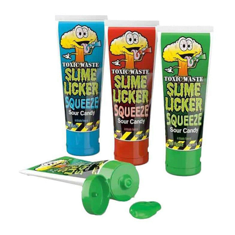 Toxic Waste Slime Licker Squeeze Sour Candy (12 x 70 g)