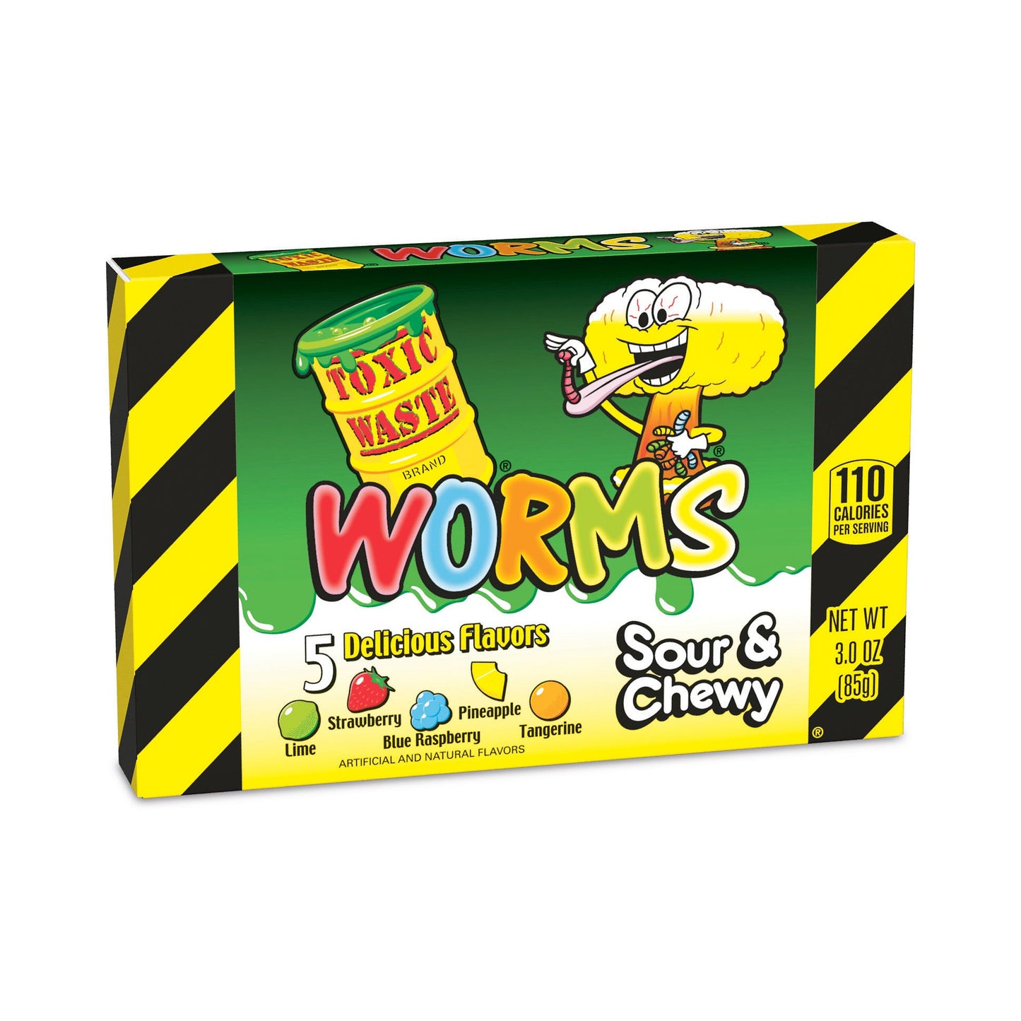 Toxic Waste Worms Theatre Box (12 x 85g)