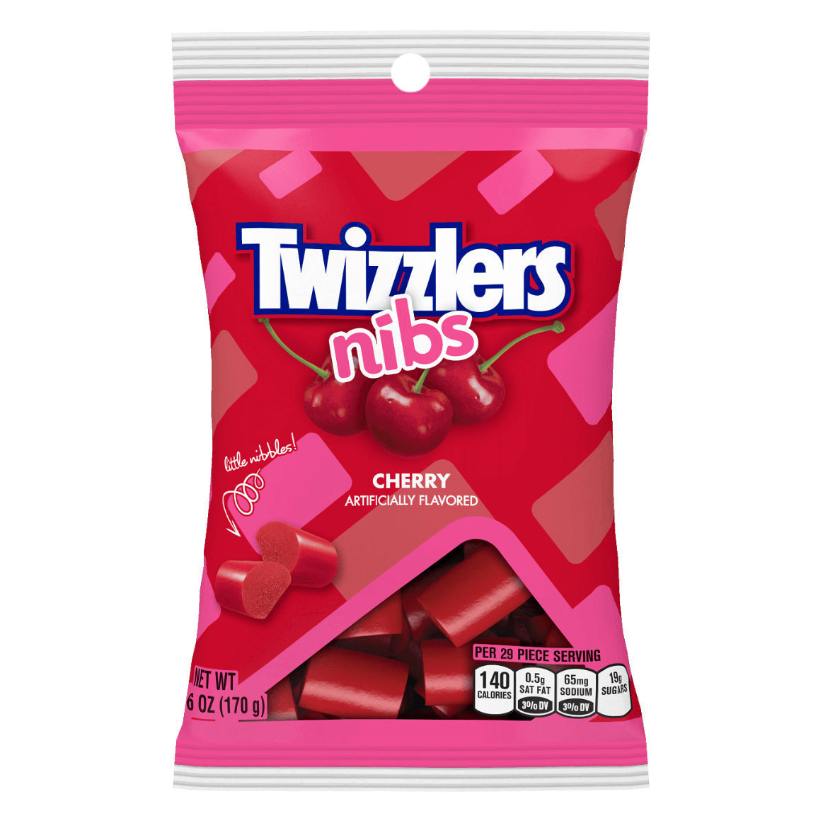 Twizzlers Nibs Cherry (12 x 170g)