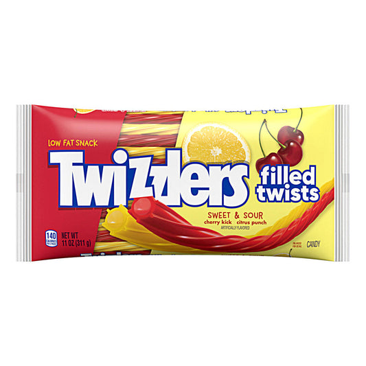 Twizzlers Filled Twists Sweet & Sour (12 x 312g)