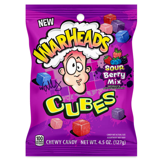 Warheads Cubes Sour Berry Mix (12 x 127g)