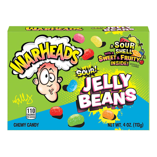 Warheads Saure Jelly Beans (12 x 113 g)