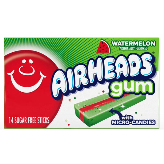 Airheads Gum Watermelon (12 x 34g)