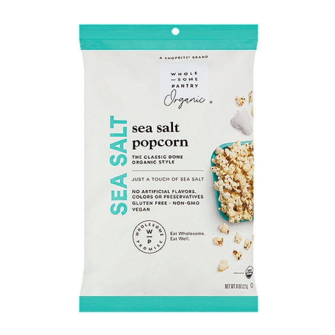 Wholesome Pantry Popcorn Sea Salt (Enkele verpakking van 227g)