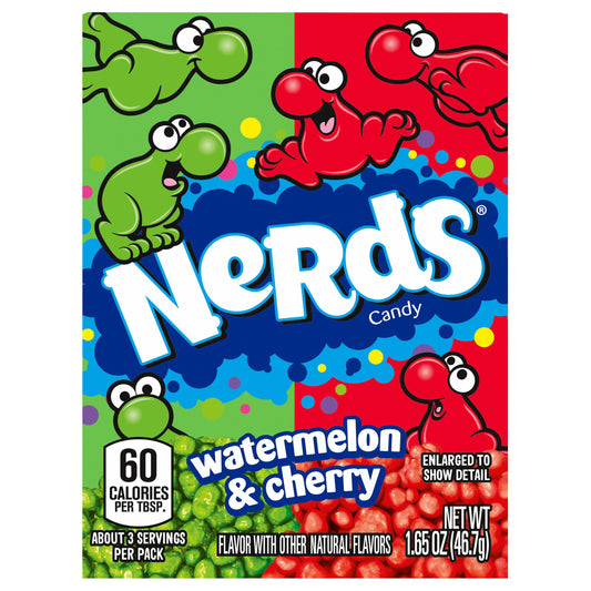 Nerds Watermelon & Cherry (36 x 47g) - AmerikaanseGroothandel.nl